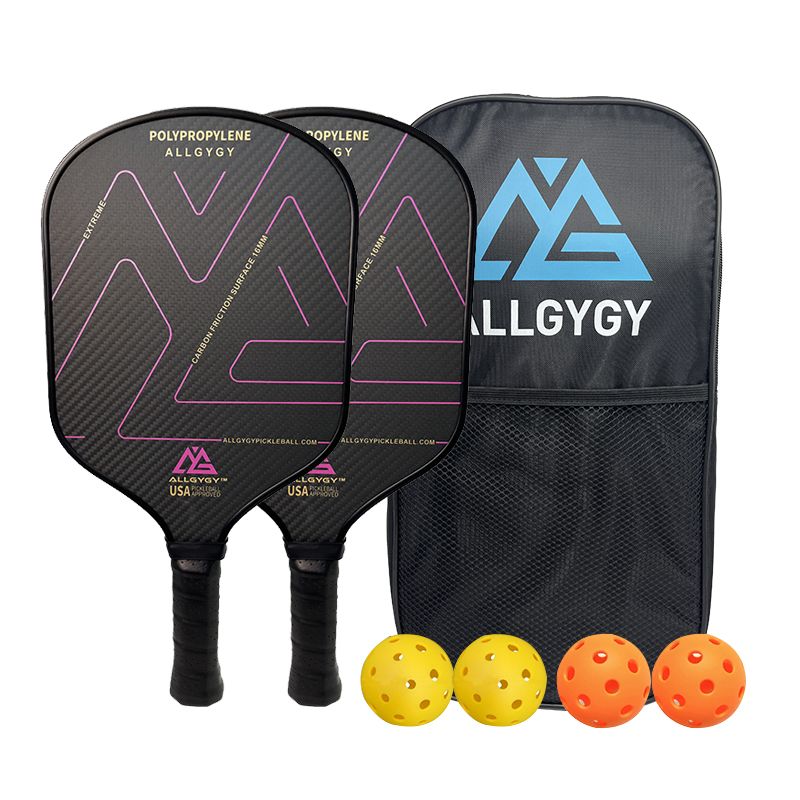 3K Carbon Fiber Pickleball og Paddle Sæt